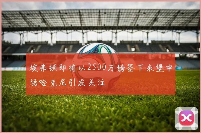 埃弗顿即将以2500万镑签下米堡中场哈克尼引发关注